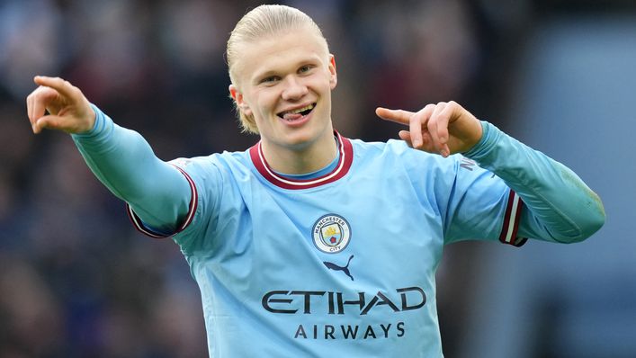 Erling Haaland scored his fourth Premier League hat-trick against Wolves