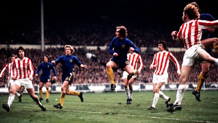 Tommy Baldwin fell to defeat in the League Cup final against Stoke in 1972