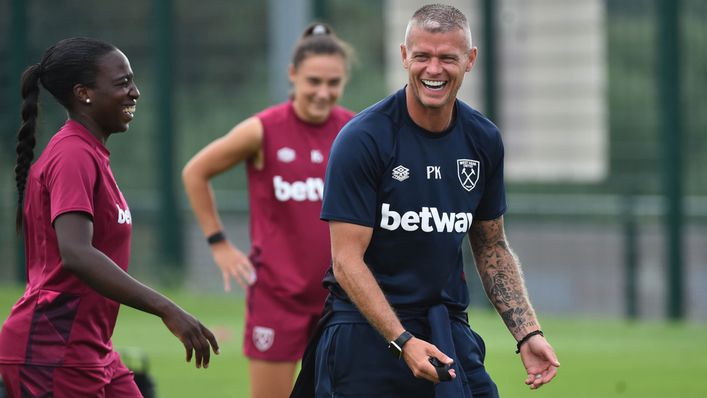 Paul Konchesky is relishing his role as manager of West Ham Women (Picture: West Ham United FC)