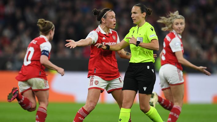 Caitlin Foord could not steer Arsenal to victory in the Champions League