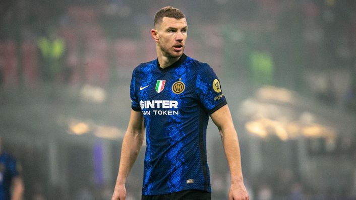 Inter Milan striker Edin Dzeko is closing in on 100 Serie A goals