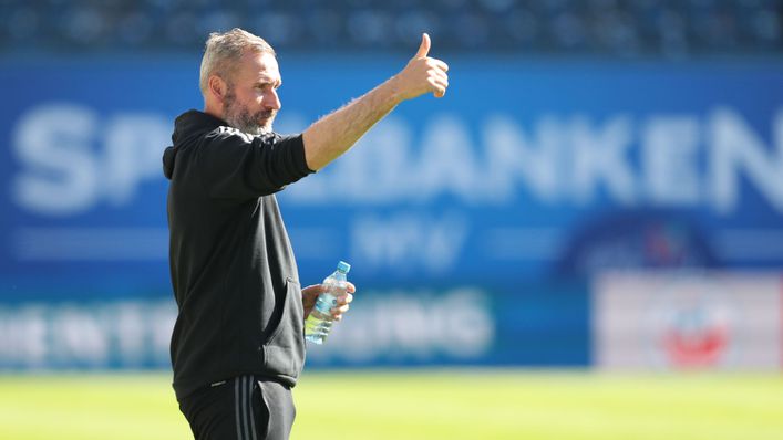 Hamburger SV are close to a return to the Bundesliga with Tim Walter's side 1-0 up going into the second leg against Hertha Berlin