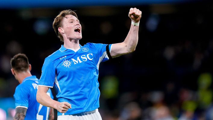 Midfielder Scott McTominay is only two goals behind Romelu Lukaku in Napoli's Serie A scoring charts this season