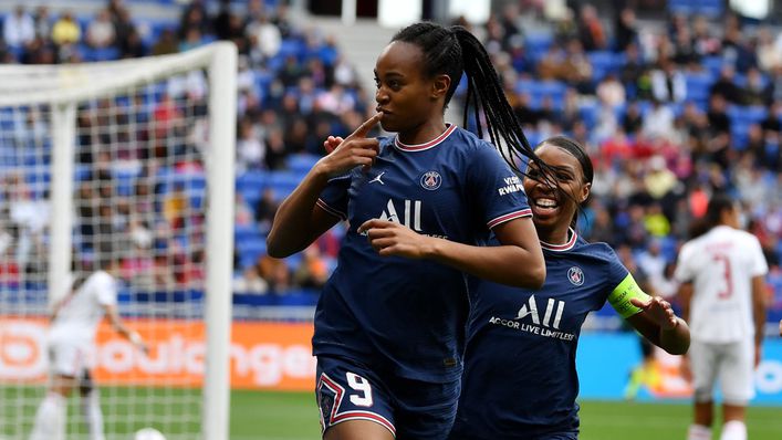 Paris Saint-Germain forward Marie-Antoinette Katoto has been named as a player to watch by Laura Georges