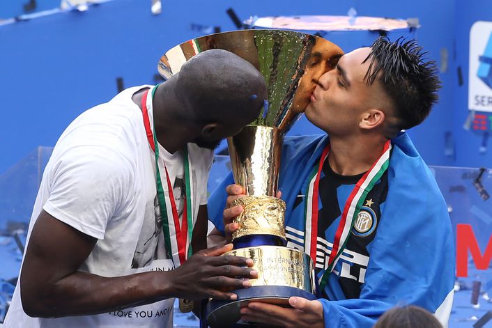 Romelu Lukaku and Lautaro Martinez formed a formidable partnership in the two seasons the Belgian spent at Inter