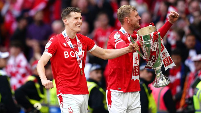 Ryan Yates (left) and Joe Worrall (right) will be mainstays of Nottingham Forest's side again