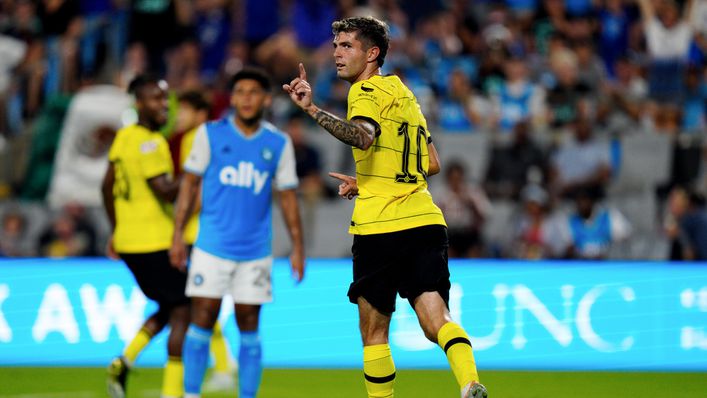 Christian Pulisic was on target for Chelsea during their pre-season friendly with Charlotte