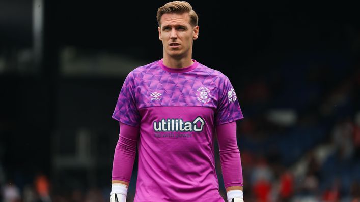 Luton will be without suspended goalkeeper Thomas Kaminski for their trip to Deepdale