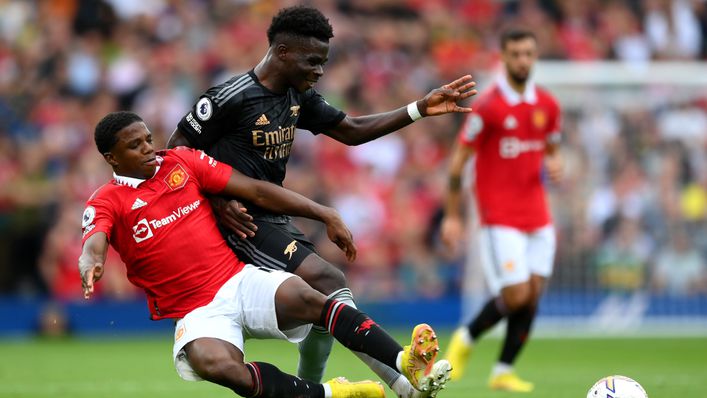 Tyrell Malacia has shown his penchant for a crunching tackle at Manchester United