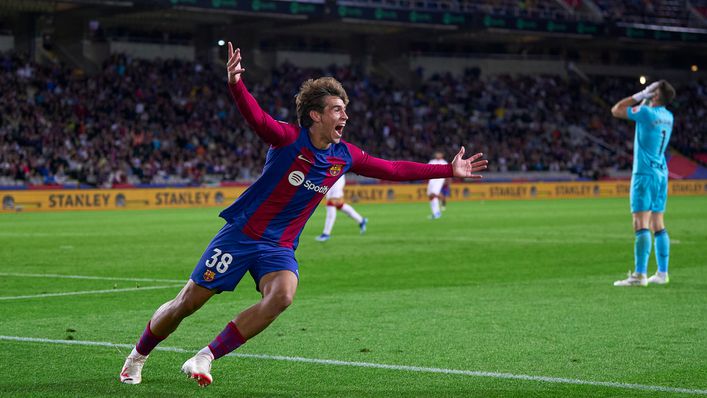 Marc Guiu's goal sparked jubilant scenes of celebration at Camp Nou