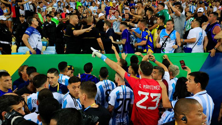 Argentina's players asked for police to refrain from confronting visiting supporters