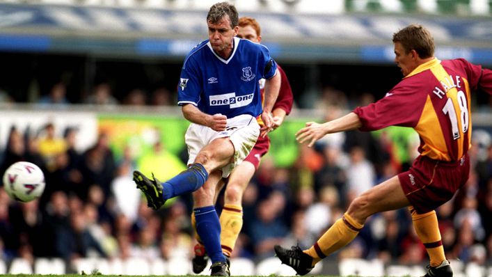 Mark Hughes played for Everton in 2000