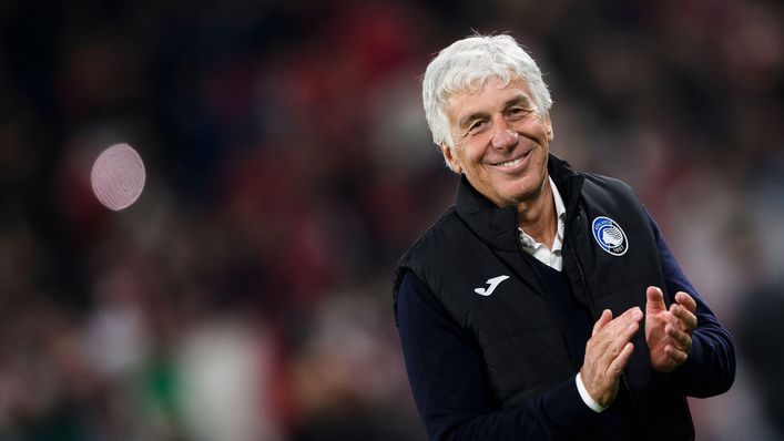 Atalanta boss Gian Piero Gasperini can smile after six successive Serie A wins