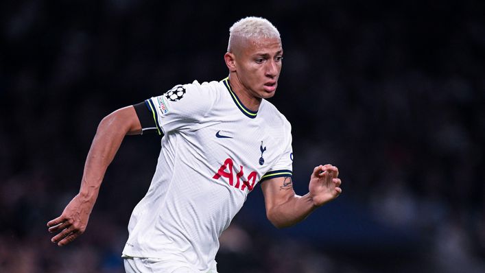 Richarlison is set to miss out for Tottenham