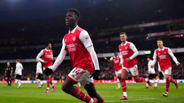 Eddie Nketiah put Manchester United to the sword with two goals on Sunday