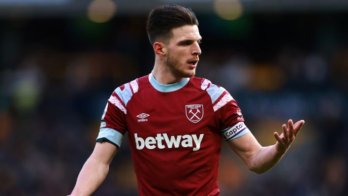 Declan Rice could be set to leave West Ham for Arsenal