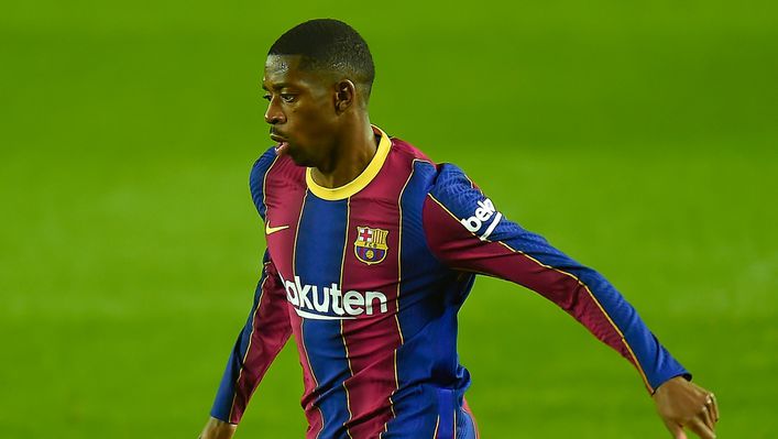 Ousmane Dembele will look to take his Barcelona form into international action