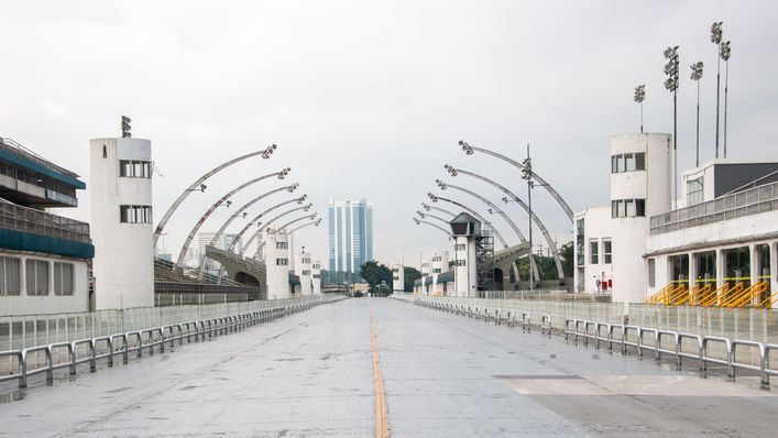 Sao Paulo's street circuit around the Anhembi Sambadrome is hosting Formula E's debut race in Brazil