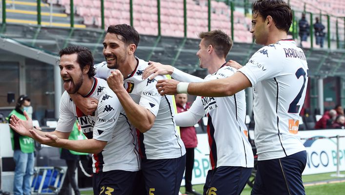 Mattia Destro (left) and Genoa desperately need three points against Spezia