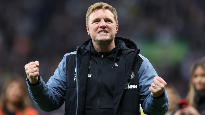 Eddie Howe has led Newcastle to the Champions League for the first time in 20 years