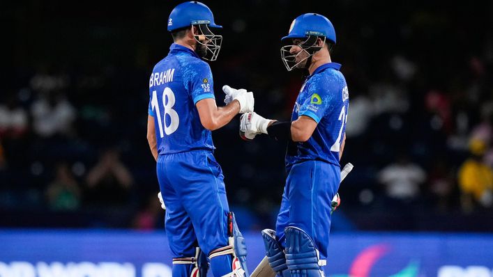 Rahmanullah Gurbaz and Ibrahim Zadran have led the way with the bat for Afghanistan at the T20 World Cup.