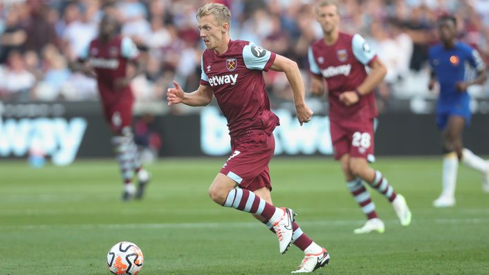 James Ward-Prowse was one of West Ham's standout performers against Chelsea