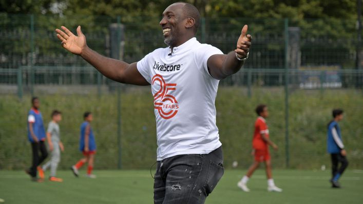 Jimmy Floyd Hasselbaink has launched LiveScore's Life-changing Goals campaign