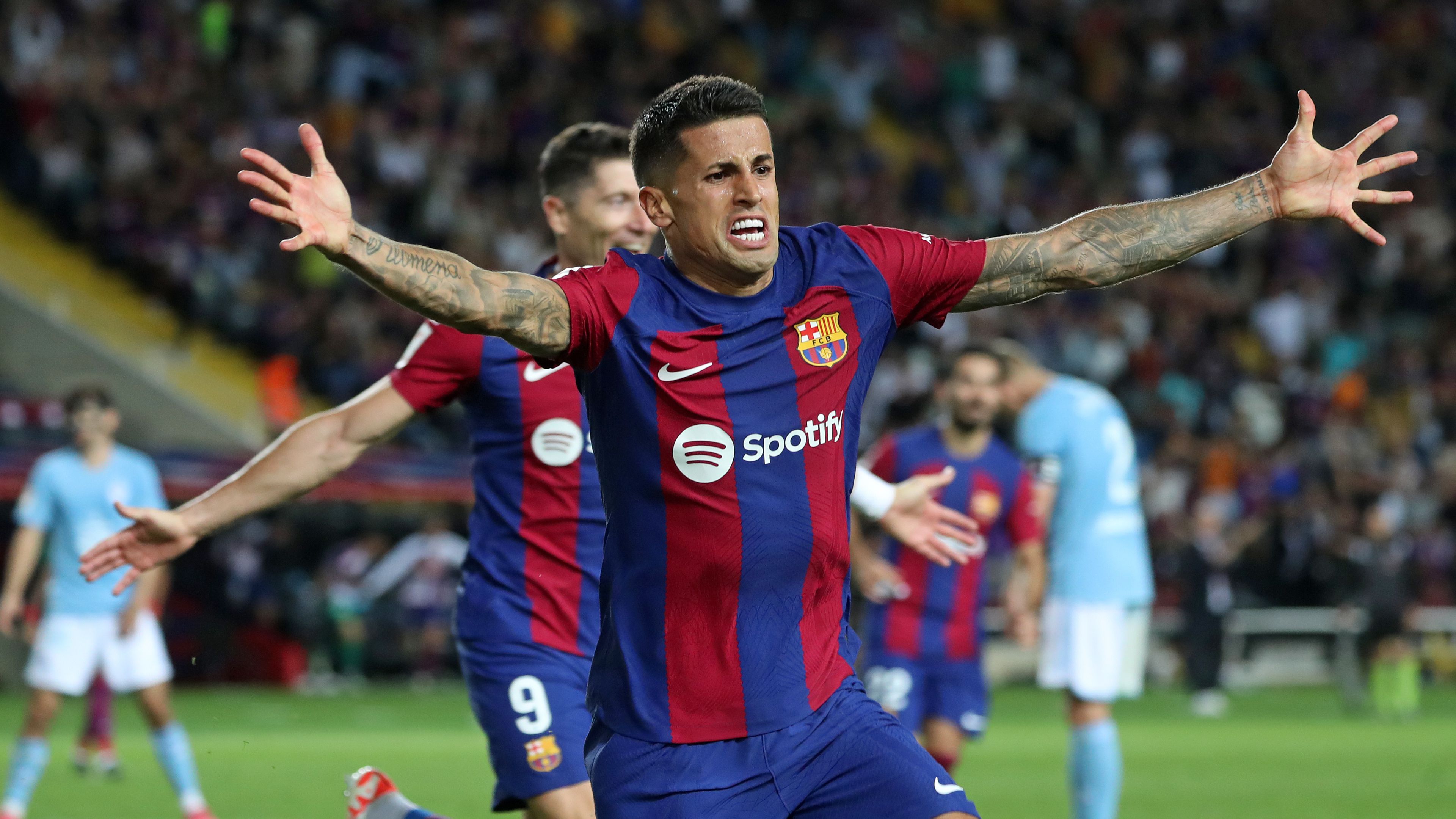 Barcelona 3-2 Celta Vigo: Cancelo completes incredible comeback | LiveScore