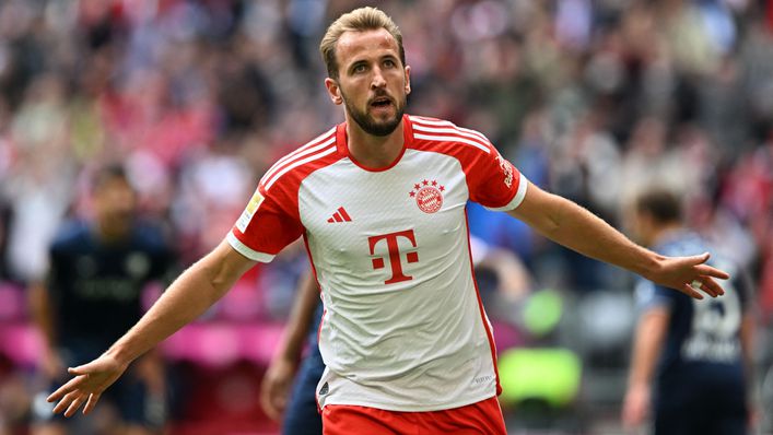Harry Kane notched his first Bayern Munich hat-trick against Bochum