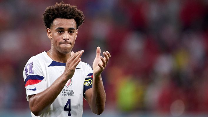 Tyler Adams is excited at the prospect of facing England