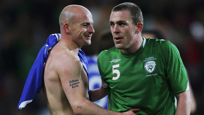 Lee Carsley and Richard Dunne played together for the Republic of Ireland