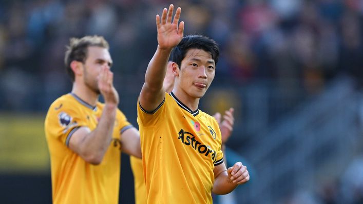 Hee Chan Hwang has scored seven goals for Wolves this season