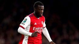 Arsenal winger Nicolas Pepe has been used sparingly in the Premier League by Mikel Arteta this season