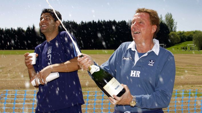 Harry Redknapp celebrates survival with Portsmouth