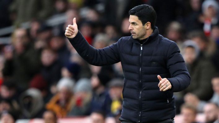 Mikel Arteta's Arsenal take on Wolves in a huge clash in the race for the top four