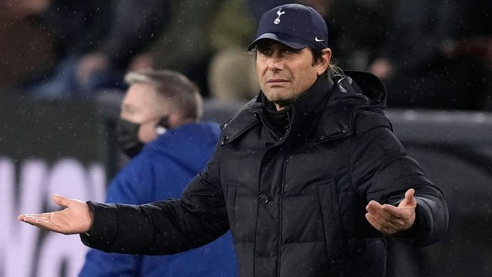 Antonio Conte was fuming after Tottenham's loss to Burnley