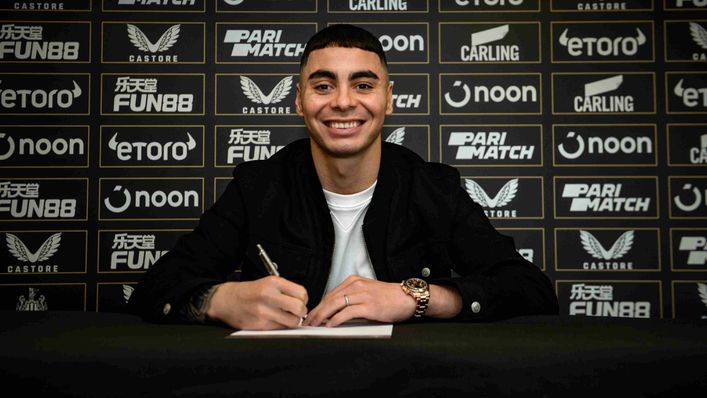 Miguel Almiron has extended his stay with Newcastle