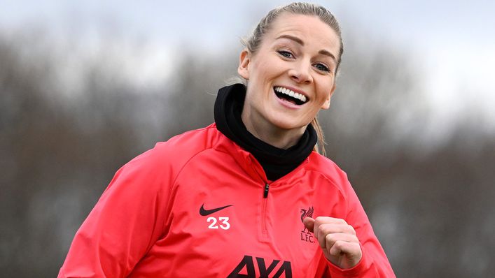Gemma Bonner and her Liverpool team-mates are ready to tackle Everton