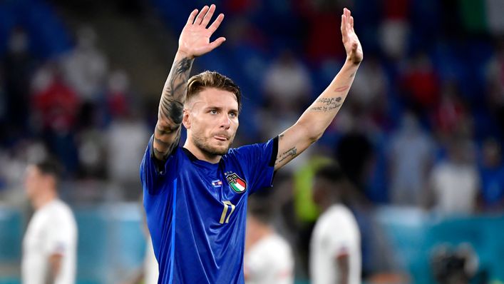 Lazio star Ciro Immobile will be looking to fire Italy into the quarter-finals
