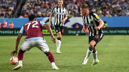 Harvey Barnes made his Newcastle debut just hours after signing for the Magpies