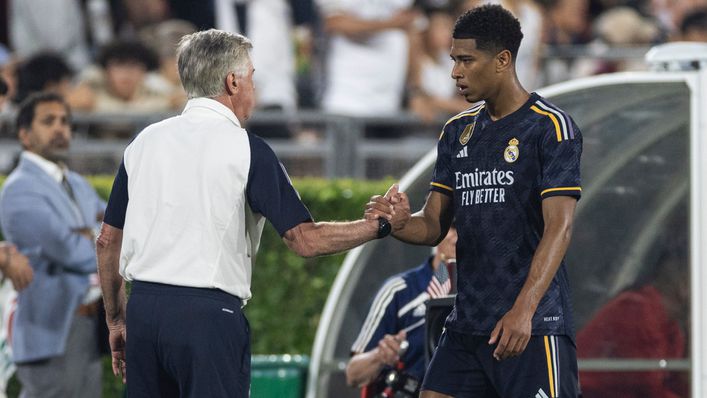 Carlo Ancelotti was delighted with Jude Bellingham's first outing for Real Madrid