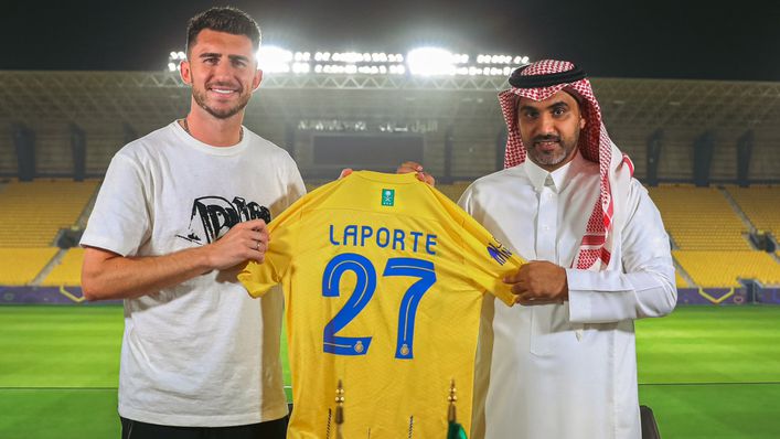 Aymeric Laporte joins Al-Nassr after confirming Manchester City exit |  LiveScore