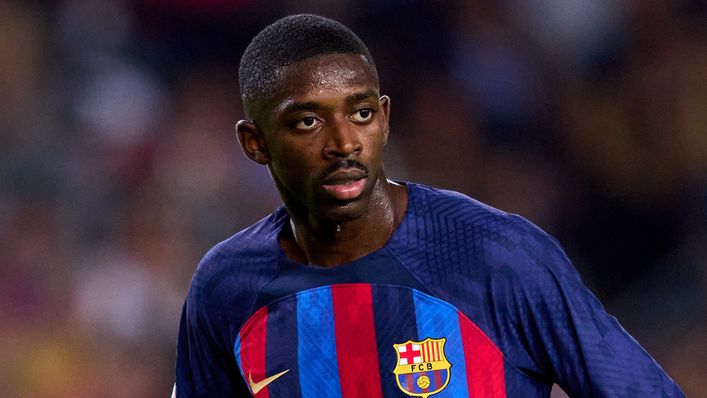 Ousmane Dembele was involved in all four of Barcelona's goals against Athletic Bilbao