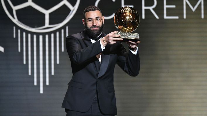 Karim Benzema is the current holder of the Ballon d'Or