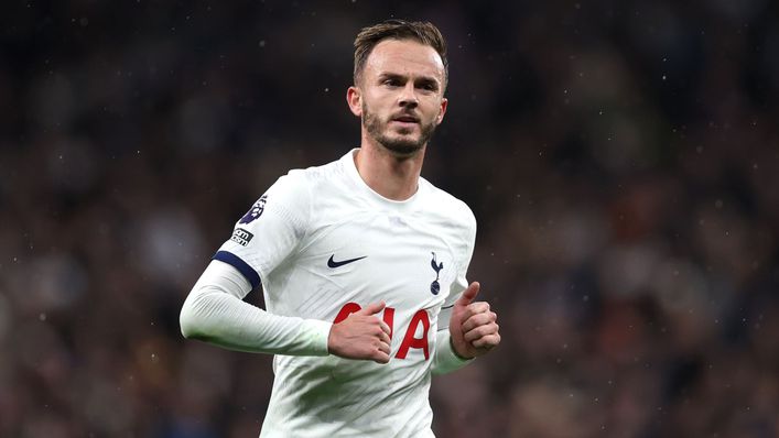 James Maddison scored his first home goal for Tottenham in the win over Fulham