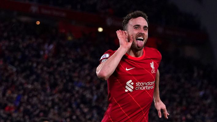 Diogo Jota has been in fine form for Liverpool this season