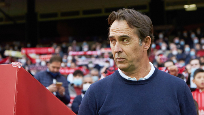 Sevilla coach Julen Lopetegui will be eyeing victory when he takes his side to former employers Real Madrid