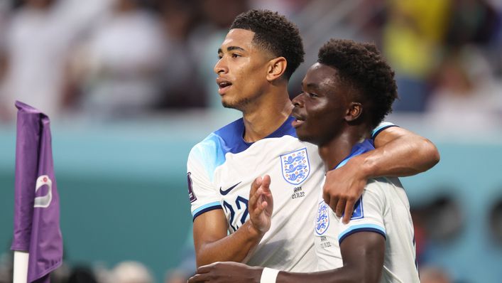 England starlets Jude Bellingham and Bukayo Saka were on the scoresheet against Iran