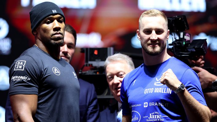 Anthony Joshua can secure his third win of the year against Otto Wallin