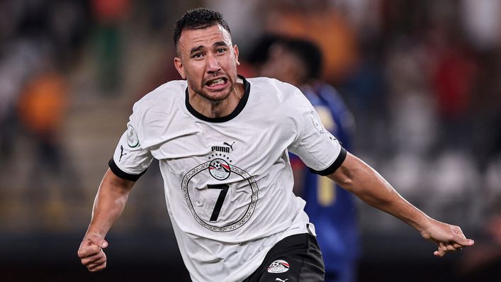 Trezeguet kept Egypt's tournament alive by scoring in stoppage time against Mozambique